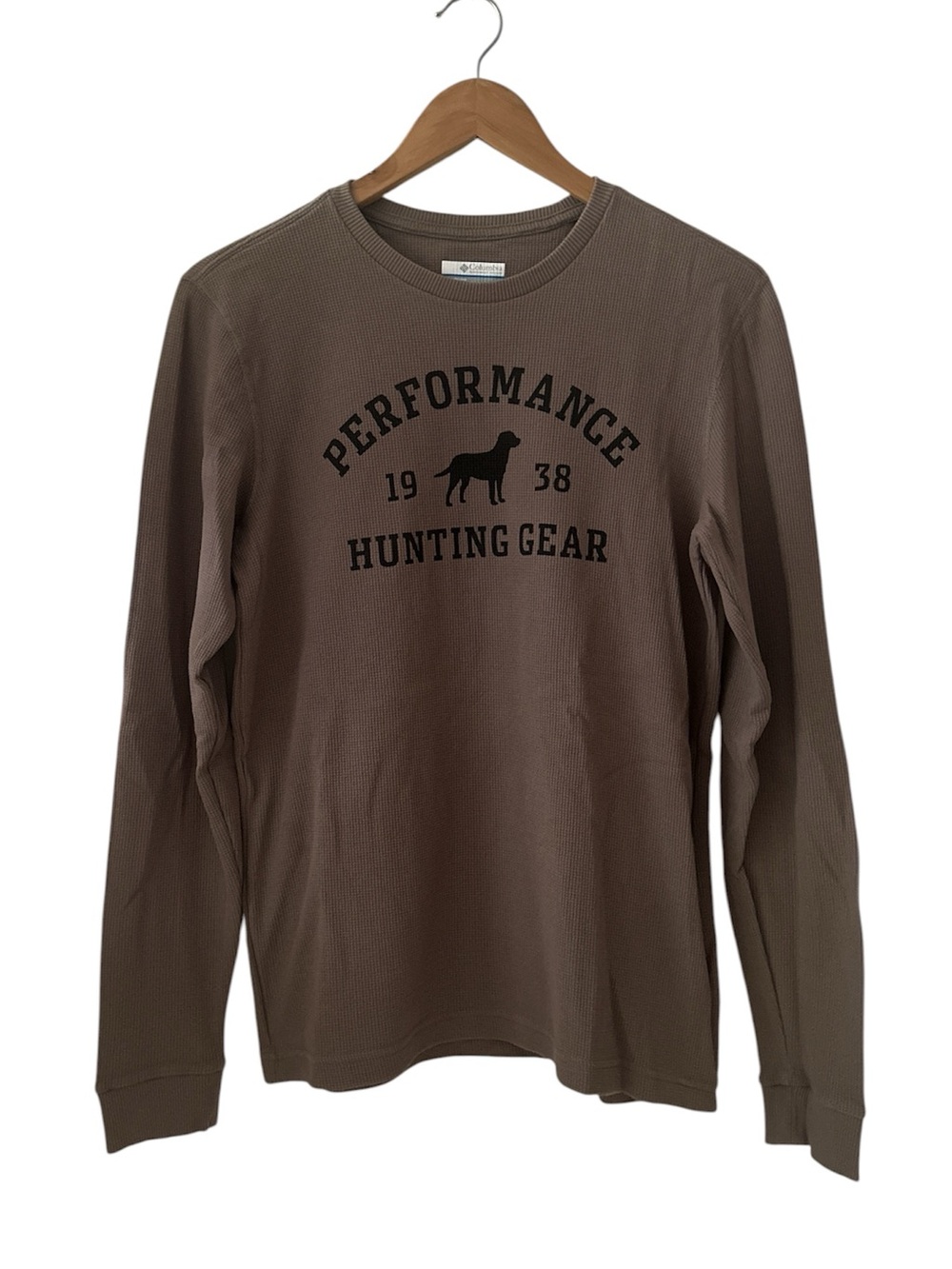 Columbia Performance Hunting Gear Long-Sleeve Shirt - Brown Like New sz Small